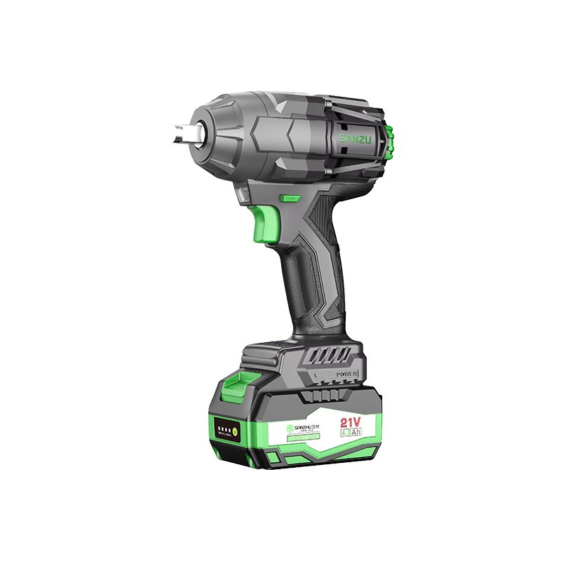 Llave de impacto sin escobillas eléctrica inalámbrica portátil con motor de alto torque de 21 V